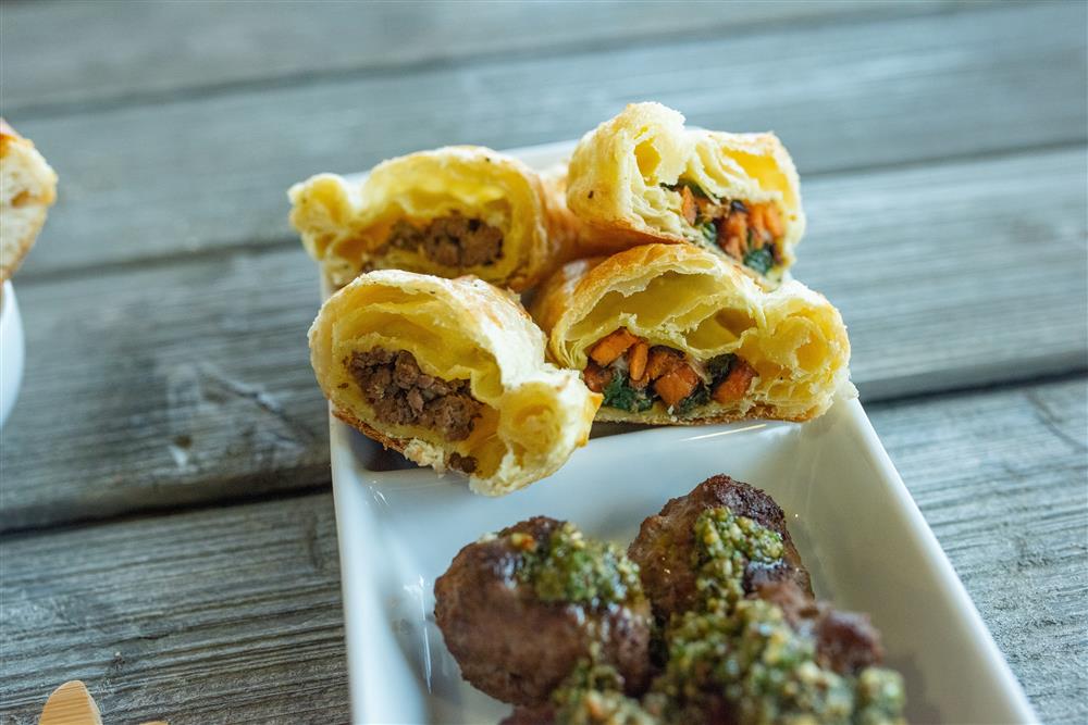 Savory hand pies filled with beef